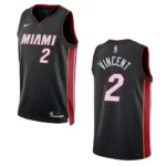 Gabe Vincent Black Icon Edition 2022-23 Miami Heat Swingman Jersey - 49Native