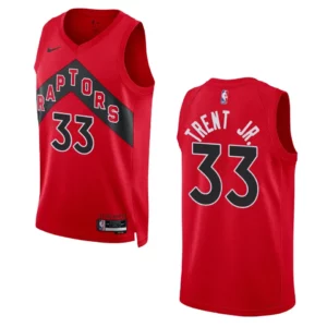 Gary Trent Jr. Red Icon Edition 2022-23 Toronto Raptors Swingman Jersey - 49Native