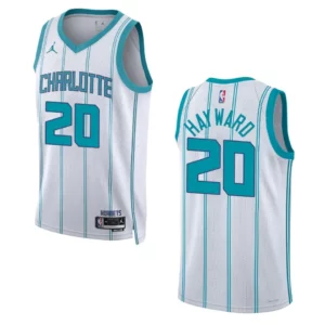 Gordon Hayward White Association Edition 2022-23 Charlotte Hornets Swingman Jersey - 49Native
