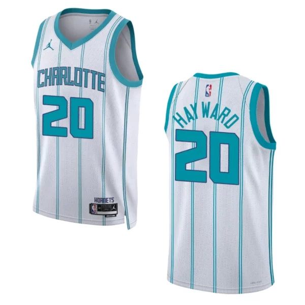 Gordon Hayward White Association Edition 2022-23 Charlotte Hornets Swingman Jersey - 49Native