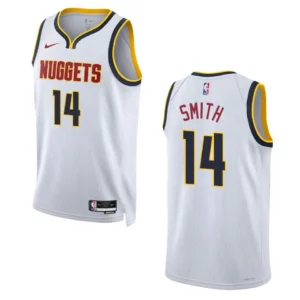 Ish Smith White Association Edition 2022-23 Denver Nuggets Swingman Jersey - 49Native