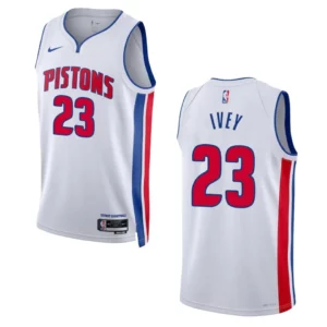 Jaden Ivey White Association Edition 2022-23 Detroit Pistons Swingman Jersey - 49Native