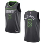 Jaden McDaniels Black Statement Edition 2022-23 Minnesota Timberwolves Swingman Jersey - 49Native