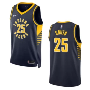 Jalen Smith Navy Icon Edition 2022-23 Indiana Pacers Swingman Jersey - 49Native