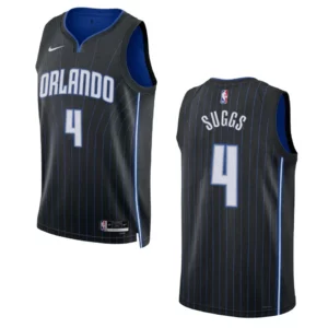 Jalen Suggs Black Icon Edition 2022-23 Orlando Magic Swingman Jersey - 49Native