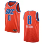 Jalen Williams Orange Statement Edition 2022-23 Oklahoma City Thunder Swingman Jersey - 49Native