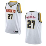 Jamal Murray White Association Edition 2022-23 Denver Nuggets Swingman Jersey - 49Native