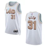Jarrett Allen White City Edition 2022-23 Cleveland Cavaliers Swingman Jersey - 49Native