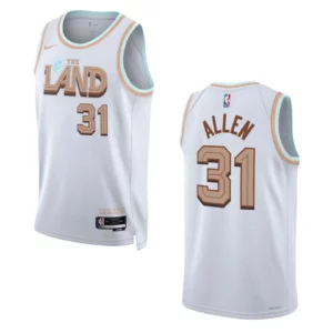 Jarrett Allen White City Edition 2022-23 Cleveland Cavaliers Swingman Jersey - 49Native