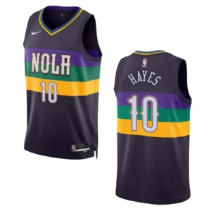 Jaxson Hayes Purple City Edition 2022-23 New Orleans Pelicans Swingman Jersey - 49Native