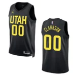 Jordan Clarkson Black Statement Edition 2022-23 Utah Jazz Swingman Jersey - 49Native