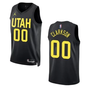 Jordan Clarkson Black Statement Edition 2022-23 Utah Jazz Swingman Jersey - 49Native