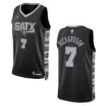 Josh Richardson Black Statement Edition 2022-23 San Antonio Spurs Swingman Jersey - 49Native