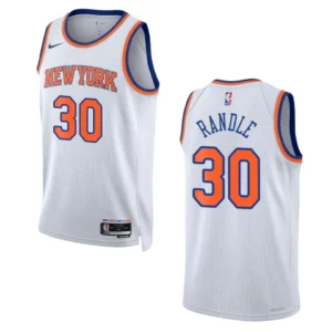 Julius Randle White Association Edition 2022-23 New York Knicks Swingman Jersey - 49Native