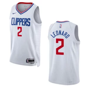 Kawhi Leonard White Association Edition 2022-23 Los Angeles Clippers Swingman Jersey - 49Native