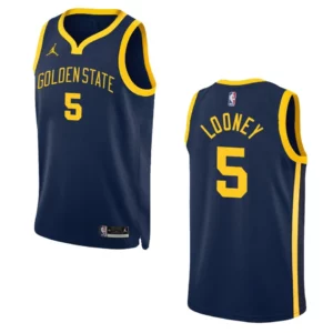 Kevon Looney Navy Statement Edition 2022-23 Golden State Warriors Swingman Jersey - 49Native