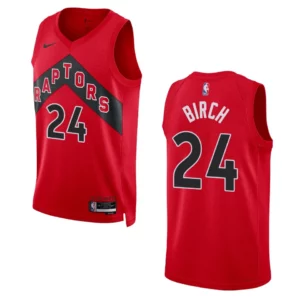 Khem Birch Red Icon Edition 2022-23 Toronto Raptors Swingman Jersey - 49Native