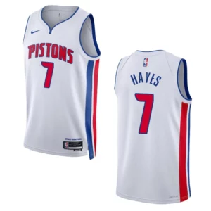 Killian Hayes White Association Edition 2022-23 Detroit Pistons Swingman Jersey - 49Native