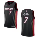 Kyle Lowry Black Icon Edition 2022-23 Miami Heat Swingman Jersey - 49Native