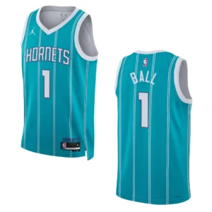 LaMelo Ball Teal Icon Edition 2022-23 Charlotte Hornets Swingman Jersey - 49Native
