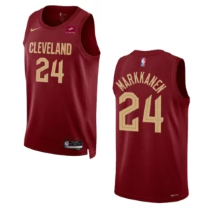 Lauri Markkanen Wine Icon 2022-23 Cleveland Cavaliers Swingman Jersey - 49Native