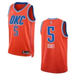 Luguentz Dort Orange Statement Edition 2022-23 Oklahoma City Thunder Swingman Jersey - 49Native