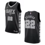 Malaki Branham Black Statement Edition 2022-23 San Antonio Spurs Swingman Jersey - 49Native