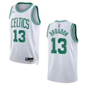 Malcolm Brogdon White Association Edition 2022-23 Boston Celtics Swingman Jersey - 49Native