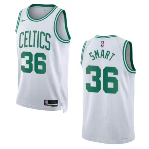 Marcus Smart White Association Edition 2022-23 Boston Celtics Swingman Jersey - 49Native