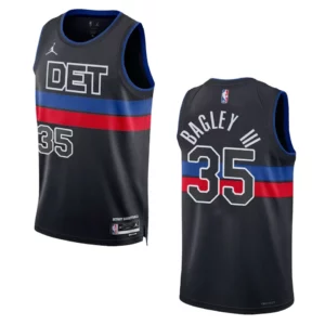 Marvin Bagley III Black Statement Edition 2022-23 Detroit Pistons Swingman Jersey - 49Native
