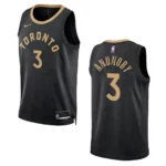 OG Anunoby Black City Edition 2022-23 Toronto Raptors Swingman Jersey - 49Native