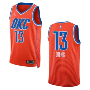 Ousmane Dieng Orange Statement Edition 2022-23 Oklahoma City Thunder Swingman Jersey - 49Native
