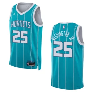 P.J.Washington Teal Icon Edition 2022-23 Charlotte Hornets Swingman Jersey - 49Native