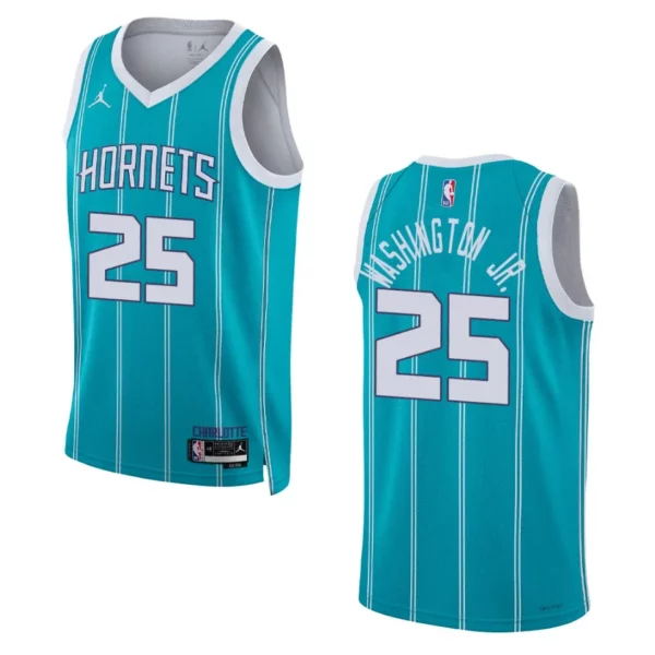 P.J.Washington Teal Icon Edition 2022-23 Charlotte Hornets Swingman Jersey - 49Native