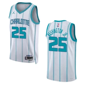 P.J.Washington White Association Edition 2022-23 Charlotte Hornets Swingman Jersey - 49Native