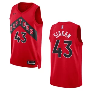 Pascal Siakam Red Icon Edition 2022-23 Toronto Raptors Swingman Jersey - 49Native