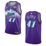 2022-23 Utah Jazz Kelly Olynyk Classic Edition Swingman Purple Jersey - 49Native