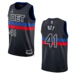 Saddiq Bey Black Statement Edition 2022-23 Detroit Pistons Swingman Jersey - 49Native