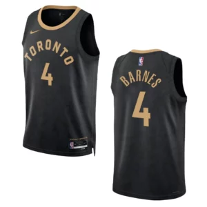 Scottie Barnes Black City Edition 2022-23 Toronto Raptors Swingman Jersey - 49Native