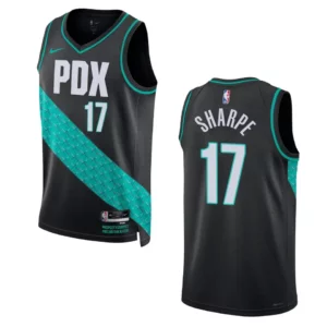 Shaedon Sharpe Black City Edition 2022-23 Portland Trail Blazers Swingman Jersey - 49Native