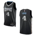 Steven Adams Black City Edition 2022-23 Memphis Grizzlies Swingman Jersey - 49Native