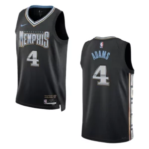 Steven Adams Black City Edition 2022-23 Memphis Grizzlies Swingman Jersey - 49Native