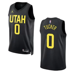 Talen Horton-Tucker Black Statement Edition 2022-23 Utah Jazz Swingman Jersey - 49Native
