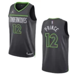 Taurean Prince Black Statement Edition 2022-23 Minnesota Timberwolves Swingman Jersey - 49Native