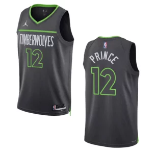 Taurean Prince Black Statement Edition 2022-23 Minnesota Timberwolves Swingman Jersey - 49Native