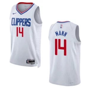 Terance Mann White Association Edition 2022-23 Los Angeles Clippers Swingman Jersey - 49Native