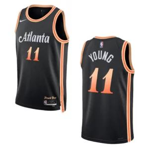 Trae Young Black City Edition 2022-23 Atlanta Hawks Swingman Jersey - 49Native