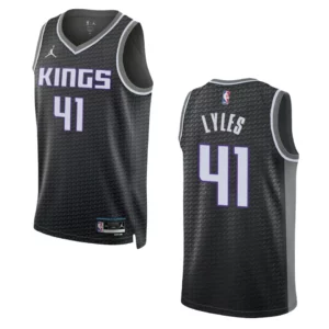 Trey Lyles Black Statement Edition 2022-23 Sacramento Kings Swingman Jersey - 49Native
