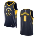 Tyrese Haliburton Navy Icon Edition 2022-23 Indiana Pacers Swingman Jersey - 49Native