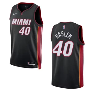 Udonis Haslem Black Icon Edition 2022-23 Miami Heat Swingman Jersey - 49Native